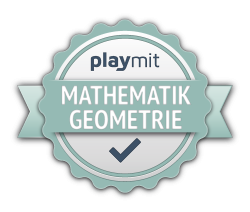 Urkunde Mathematik Geometrie Level 1 Logo